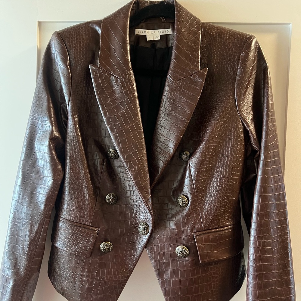 Veronica Beard Cooke Dickey jacket in Chicory